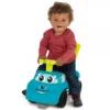 Masinuta copii Ride-On Smoby Auto blue de la 10 luni cu roti din plastic spumat si spatiu depozitare sub scaun