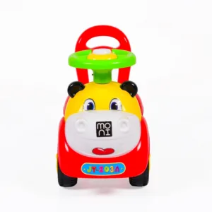 Masinuta copii Ride-On fara pedale Moni Super Car Red cu functii muzicale si spatiu de depozitare