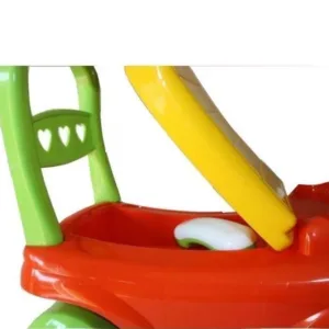 Masinuta copii Ride-On fara pedale Polo red cu spatiu de depozitare sub scaun
