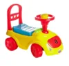 Masinuta copii Ride-On fara pedale Polo yellow cu spatiu de depozitare sub scaun
