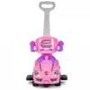 Masinuta copii de impins 3 in 1 Ecotoys 381 roz