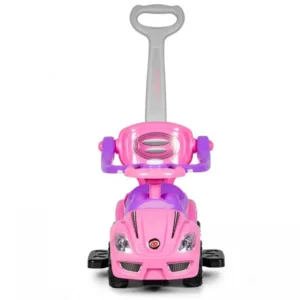 Masinuta copii de impins 3 in 1 Ecotoys 381 roz