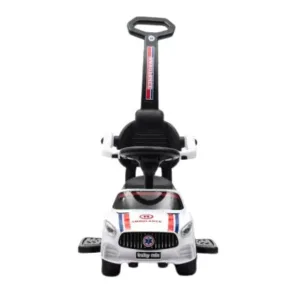 Masinuta copii de impins Ambulanta Baby Mix Alb
