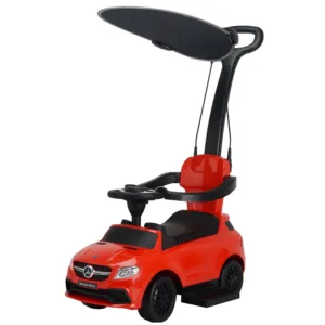 Masinuta copii de impins Chipolino Mercedes AMG GLE 63 Red cu maner si copertina reglabila