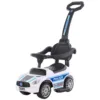 Masinuta copii de impins Chipolino Police white cu maner si bara de siguranta detasabile