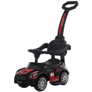 Masinuta copii de impins Chipolino Racing Black cu maner si bara de siguranta detasabile