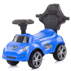 Masinuta copii de impins Chipolino Turbo Blue cu maner si bara de siguranta detasabile