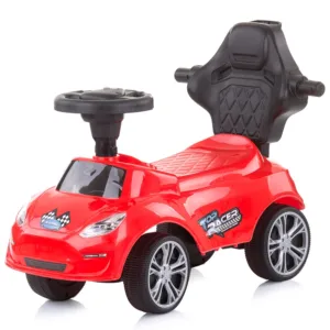 Masinuta copii de impins Chipolino Turbo Red cu maner si bara de siguranta detasabile