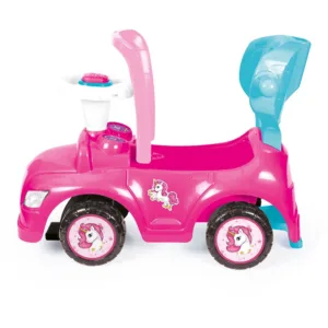 Masinuta copii de impins Dolu 4 in 1 Step car Unicorn cu maner detasabil