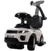 Masinuta copii de impins Eurobaby Range Rover 614W Alb cu suport de picioare