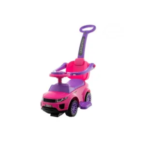 Masinuta copii de impins Eurobaby Range Rover 614W Roz cu suport de picioare