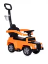 Masinuta copii de impins Lorelli X-Treme Orange cu maner parental detasabil
