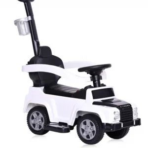 Masinuta copii de impins Lorelli X-Treme White cu maner parental detasabil