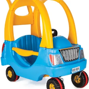 Masinuta copii de impins Pilsan Joker Car Blue cu maner parental