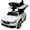Masinuta copii de impins R-Sport Mercedes C63 amg alb cu maner pentru controlul parental