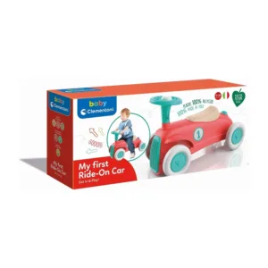 Masinuta copii fara pedale Clementoni Vintage Car dotata cu claxon