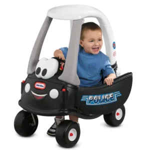 Masinuta copii fara pedale Little Tikes Cozy Coupe de politie actionata cu picioarele