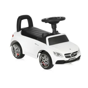 Masinuta copii fara pedale Mercedes Coupe White cu muzica si sunete