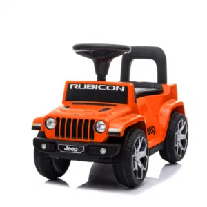 Masinuta copii fara pedale Nichiduta Jeep Rubicon Orange cu functii muzicale