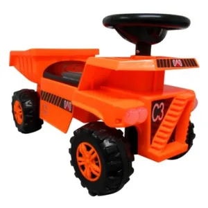 Masinuta copii fara pedale R-Sport J10 TS775 portocalie cu basculanta mobila