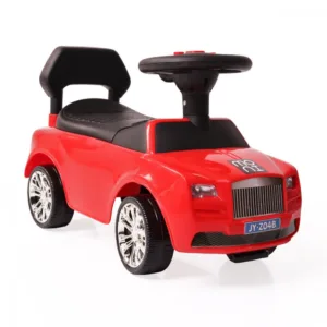 Masinuta copii fara pedale Ride-On Moni Baron Red cu functii muzicale