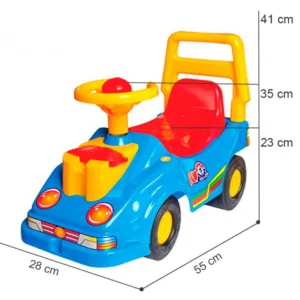 Masinuta copii fara pedale Ride On cu TechnoK albastru