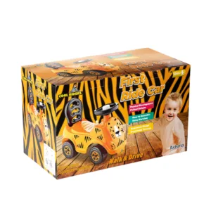 Masinuta copii fara pedale Tiger Jungle Orange