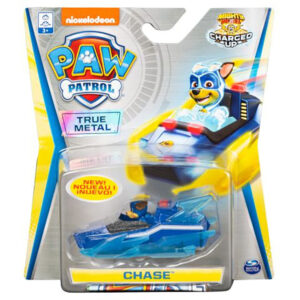 Masinuta cu figurina Paw Patrol True Metal