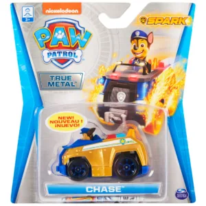 Masinuta cu figurina Paw Patrol True Metal