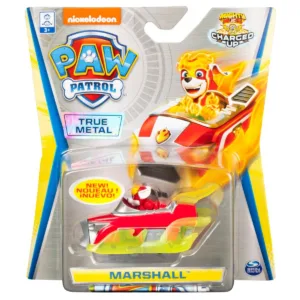 Masinuta cu figurina Paw Patrol True Metal