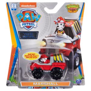 Masinuta cu figurina Paw Patrol True Metal