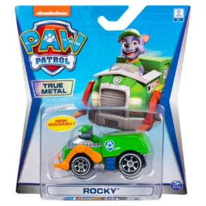 Masinuta cu figurina Paw Patrol True Metal