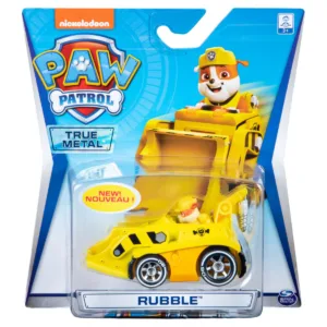Masinuta cu figurina Paw Patrol True Metal