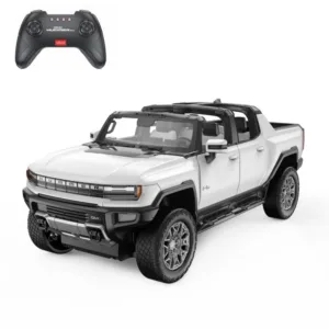 Masinuta cu telecomanda Rastar Jeep Hummer EV cu portiere care se deschid 1:16