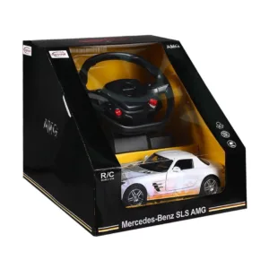 Masinuta cu telecomanda volan Rastar Mercedes Benz SLS 1:14