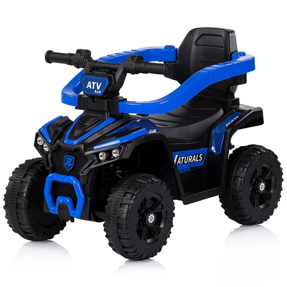 Masinuta de impins Chipolino ATV Blue cu maner