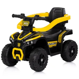 Masinuta de impins Chipolino ATV Yellow cu maner