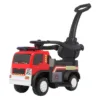 Masinuta electrica  camion cu maner 3 in 1 Kinderauto FireTruck 30W 6V