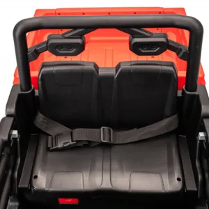 Masinuta electrica copii Nichiduta Heavy Duty Red cu remorca