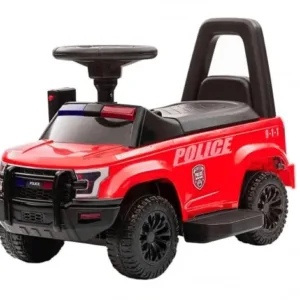 Masinuta electrica de politie Kinderauto Police 30W 6V cu megafon si music player