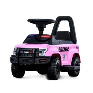 Masinuta electrica de politie Kinderauto Police 30W 6V cu megafon si music player