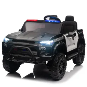 Masinuta electrica de politie pentru 2 copii