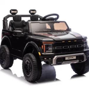 Masinuta electrica pentru 2 copii Ford Raptor F-150 Black cu licenta