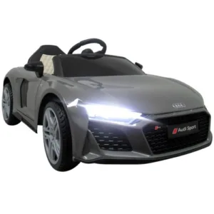 Masinuta electrica pentru copii Audi R8 Sport Gri 70W cu telecomanda