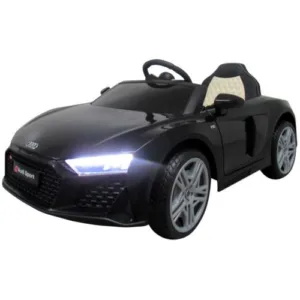 Masinuta electrica pentru copii Audi R8 Sport Negru 70W cu telecomanda