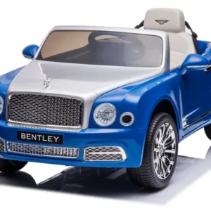 Masinuta electrica pentru copii Bentley Mulsanne 90W cu roti moi si scaun tapitat