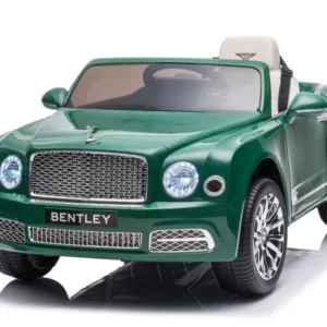 Masinuta electrica pentru copii Bentley Mulsanne 90W cu roti moi si scaun tapitat