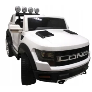 Masinuta electrica pentru copii Cabrio LONG BBH-1388 R-Sport Alb 90W cu roti EVA