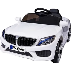 Masinuta electrica pentru copii Cabrio M5 R-Sport alb 50W cu telecomanda