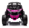 Masinuta electrica pentru copii Can Am Marverick UTV Fucsia 12V 90W cu telecomanda 2.4G
